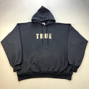 Vintage True SF Hoodie Sweatshirt Adult XXL Black San Francisco Skater Haight St
